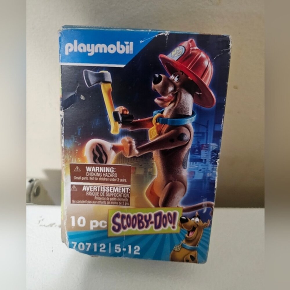 Playmobil Scooby-Doo Collectible Firefighter Figure  NIB